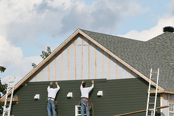 Professional Siding Installation technician working in North Canton, CT